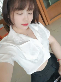 柯桥制服短发妹琪琪